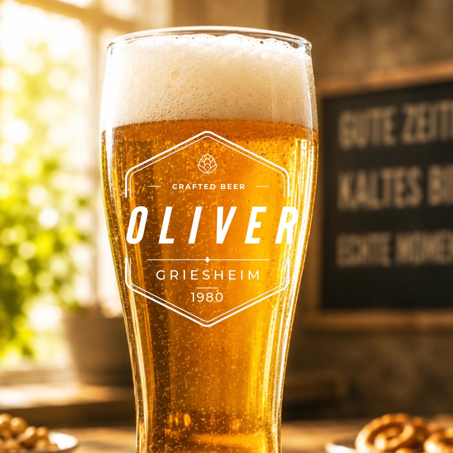 Mockup Weizen nah voll