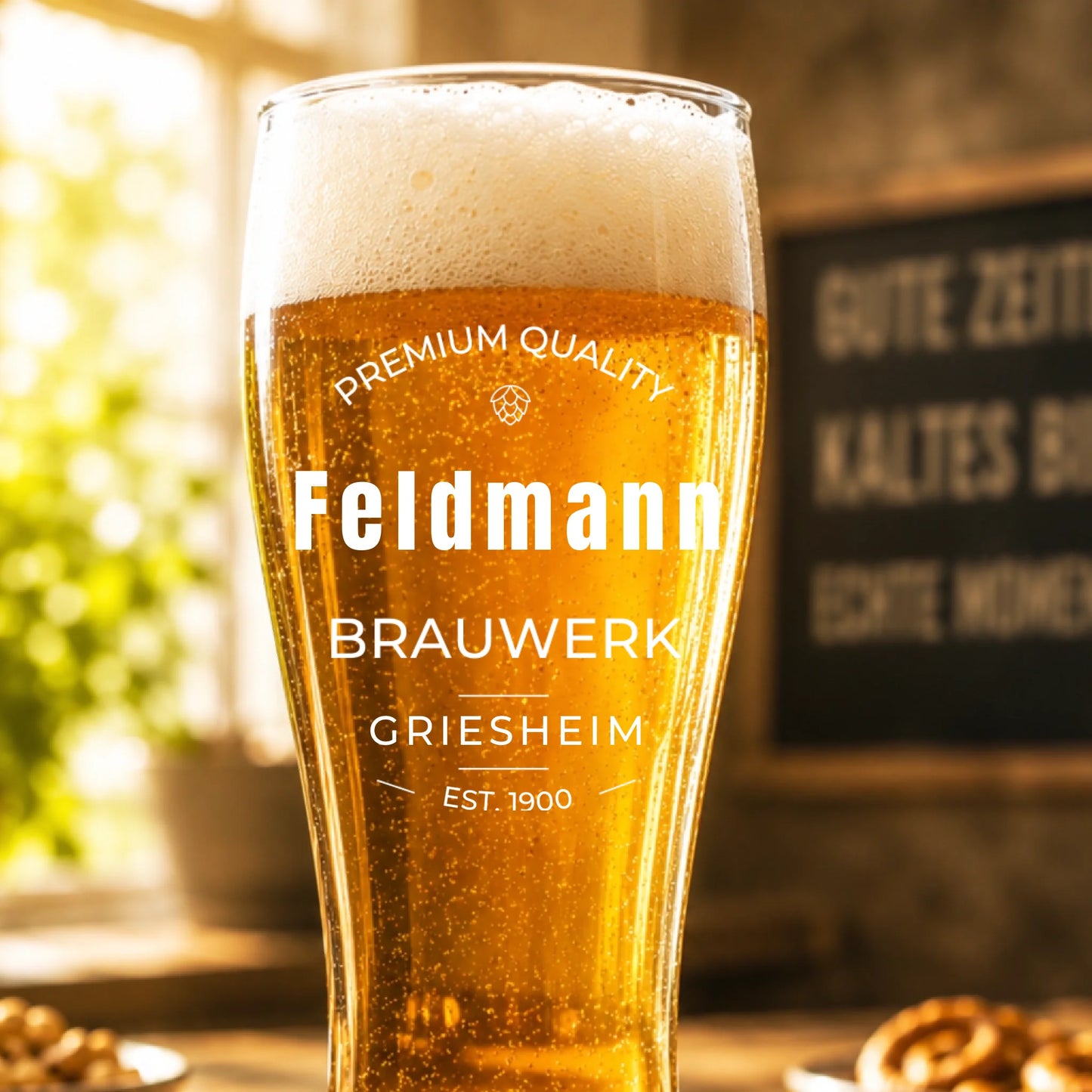 Mockup Weizen nah voll