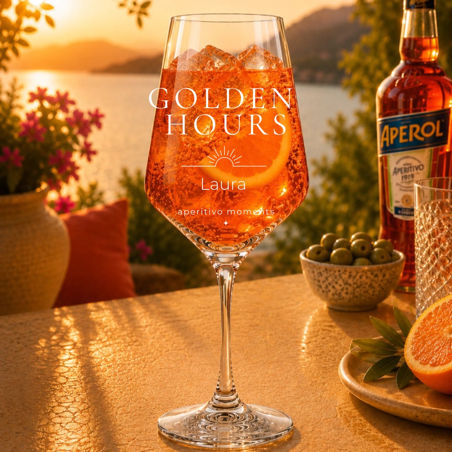 Aperol - Mockup - volles Glas