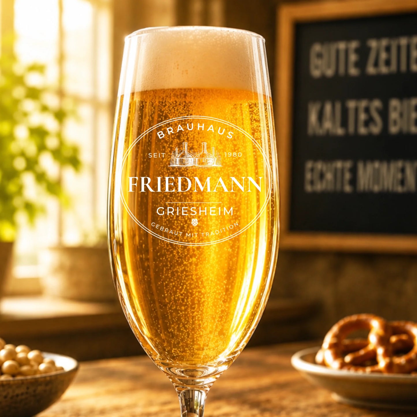 Mockup Pilsglas nah voll