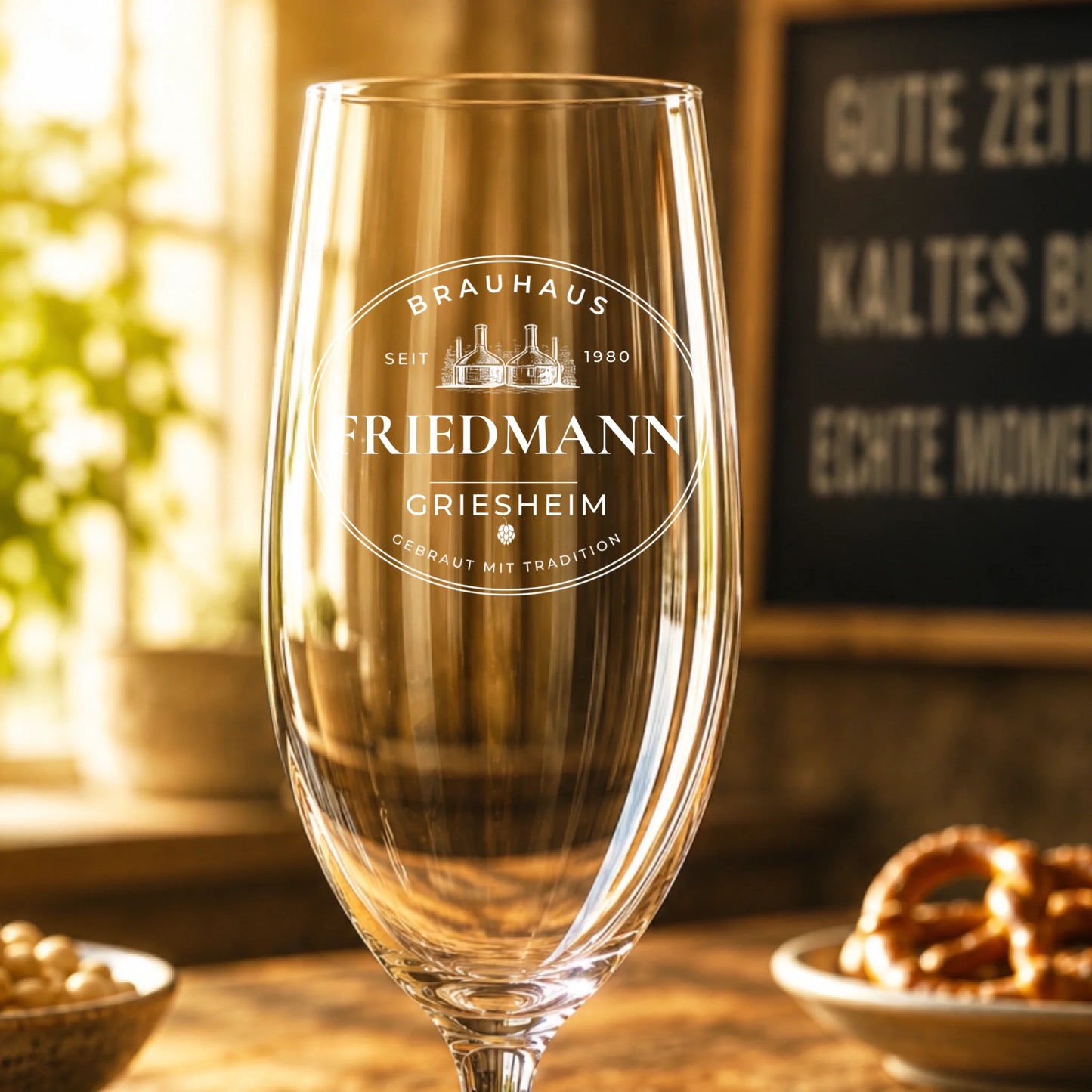 Mockup Pilsgla nah leer