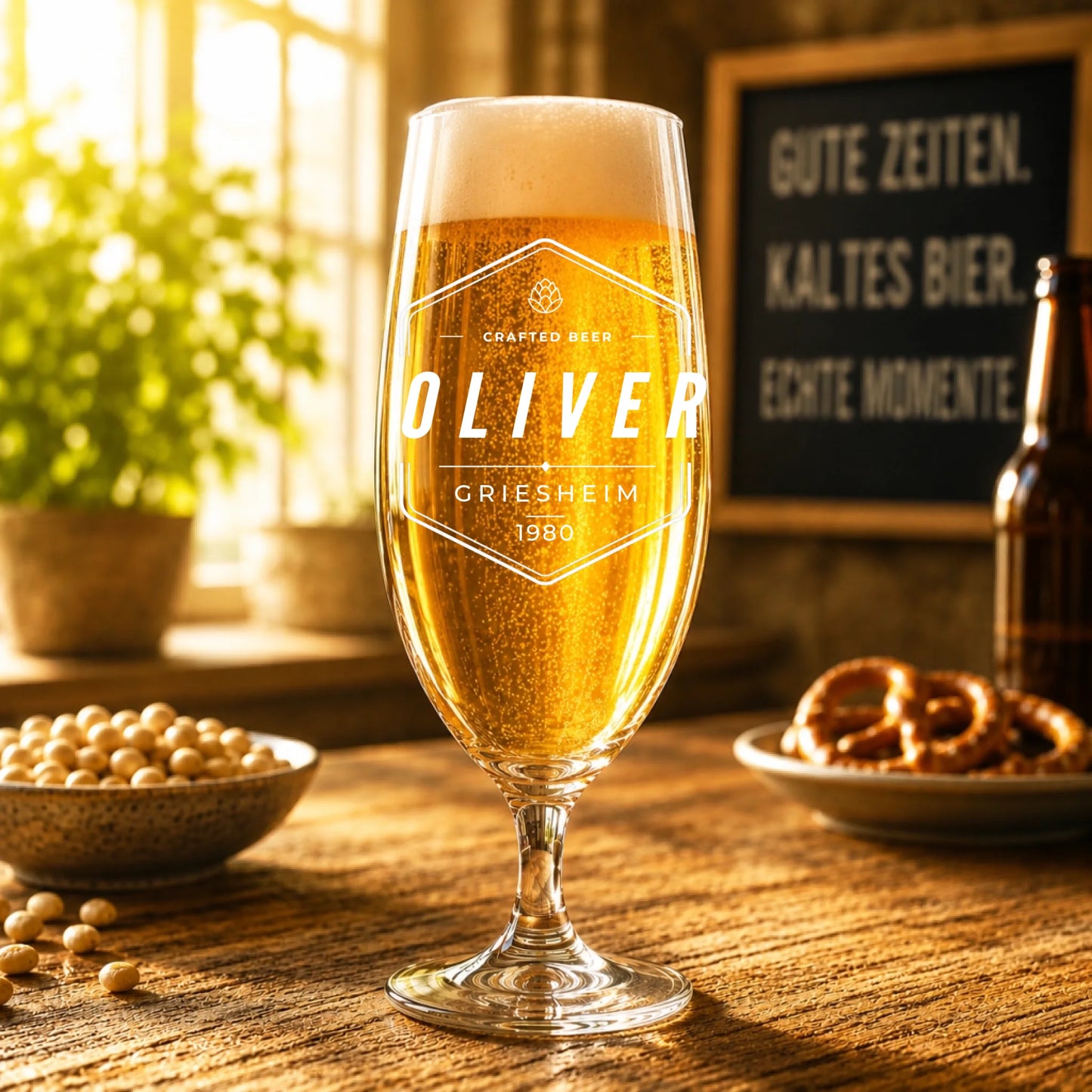 Mockup - Pilsglas - Voll
