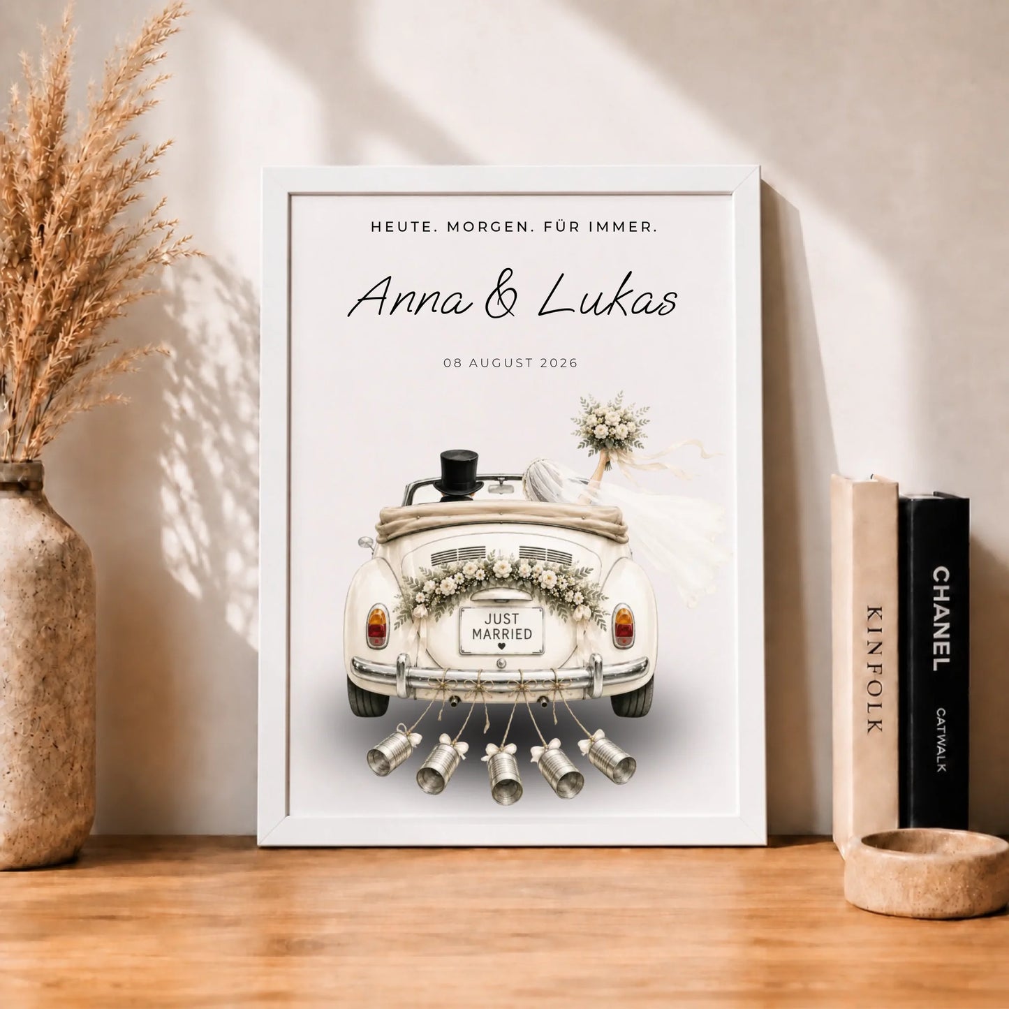 Poster DIN A4 mit weissem Rahmen_Mockup