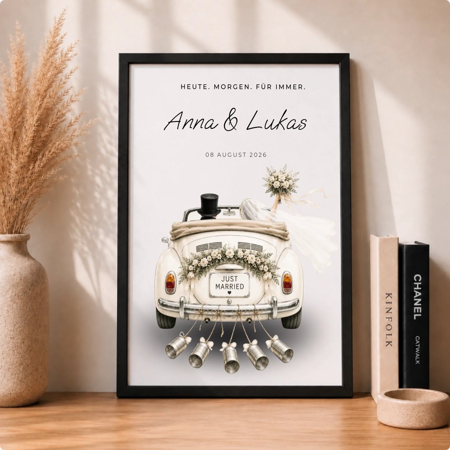 Poster DIN A3 mit schwarzem Rahmen_Mockup