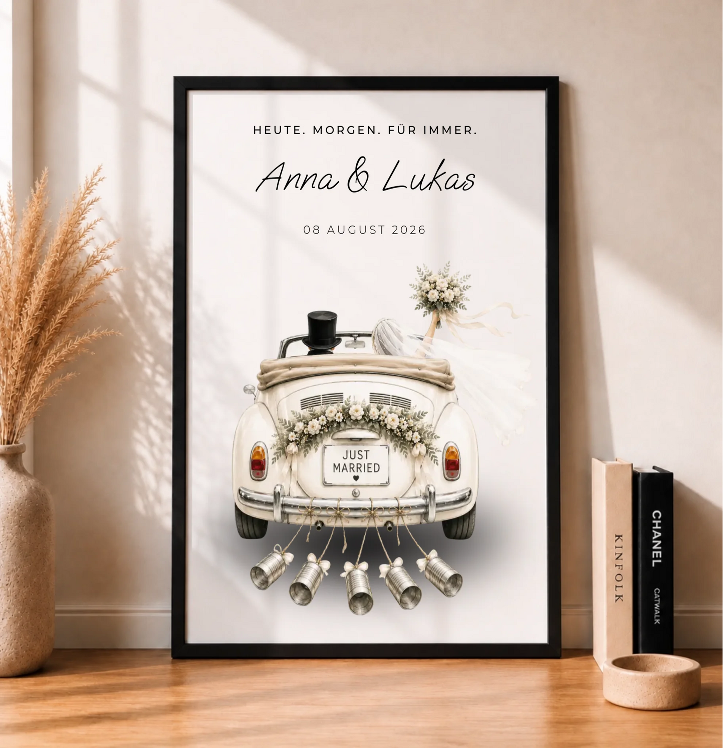 Poster DIN A2 mit schwarzem Rahmen_Mockup