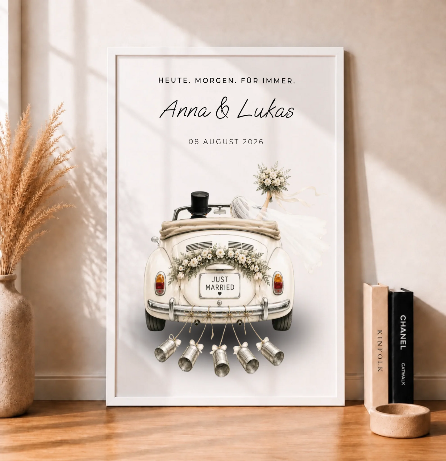 Poster DIN A2 mit weissem Rahmen_Mockup
