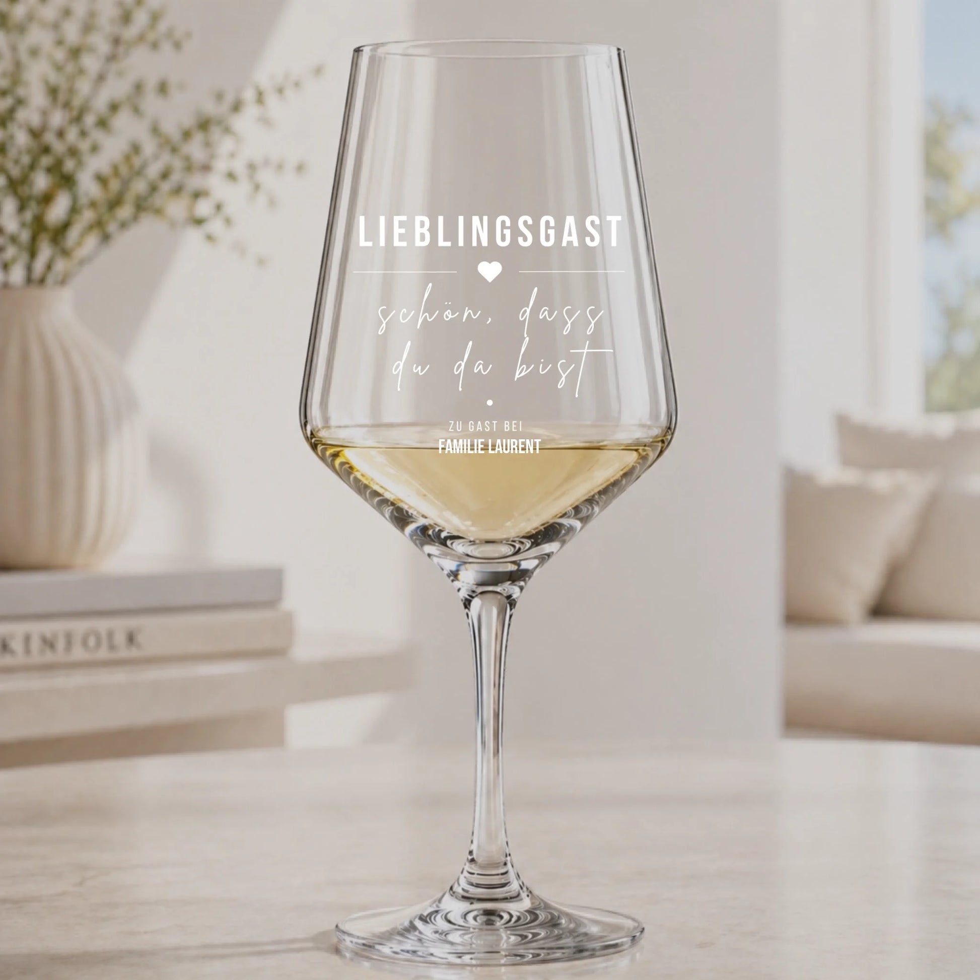 Mockup - volles Glas