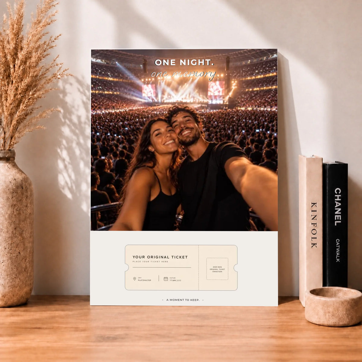 DINA A4 Mockup ohne Rahmen