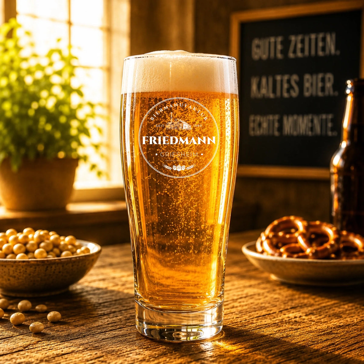Mockup - Bierglas - Voll