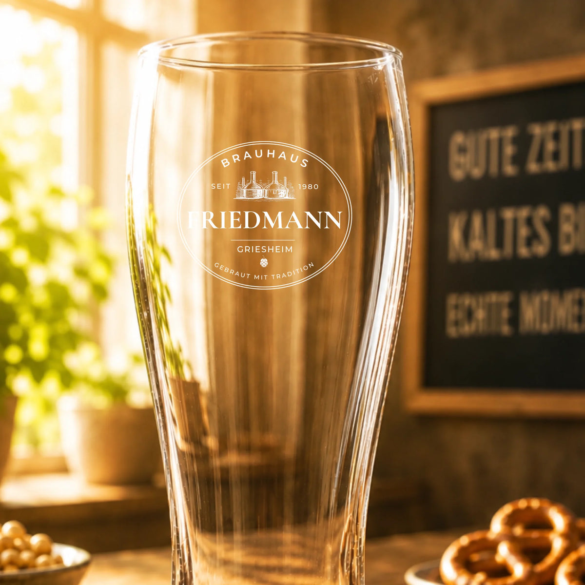 Mockup Weizen nah leer