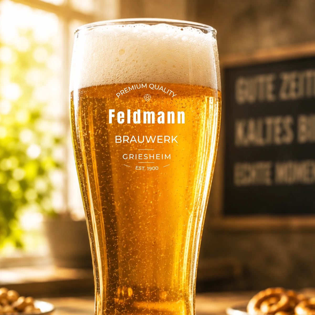 Mockup Weizen nah voll