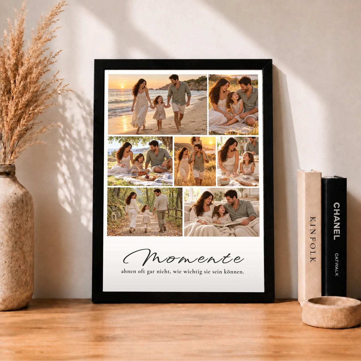 Poster DIN A4 mit schwarzem Rahmen_Mockup